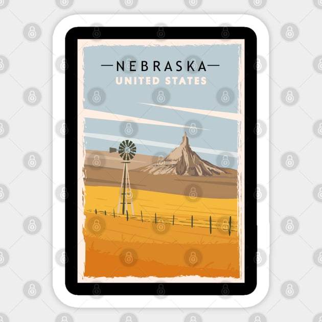 nebraska Sticker by husnimubarok